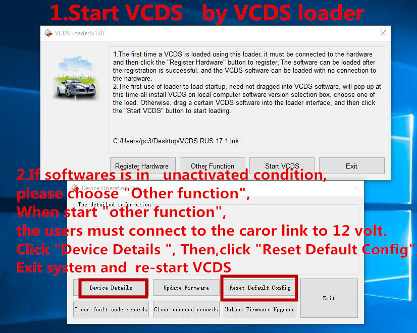 activate vcds lite